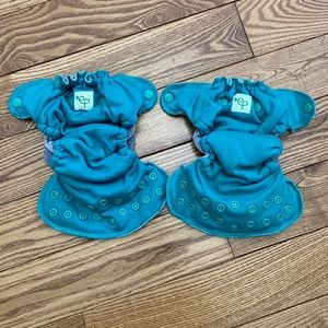 2 EcoPosh Newborn Fitted Cloth Diapers